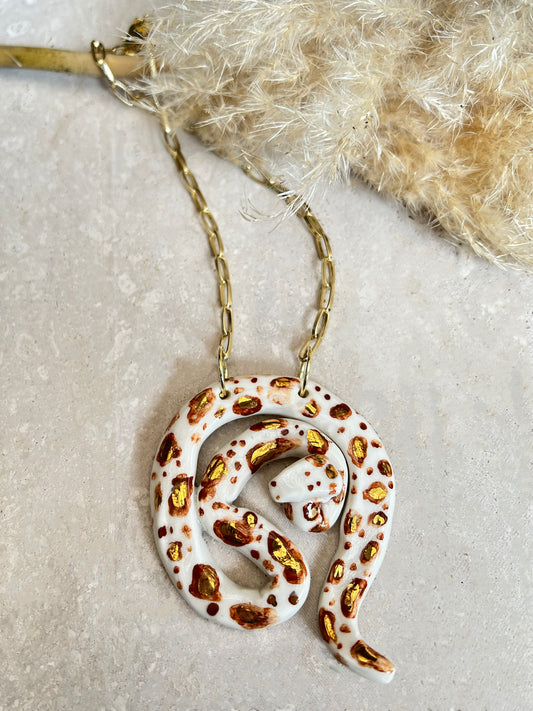 COLLAR PORCELAIN SNAKE